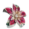 Clip para el Cabello de Flor de Plumeria Estilo Nuevo 2025 Pinza para el Cabello de Flor Morada UV para Mujer, Dulce Accesorio para el Cabello para Peinados Recogidos y Parte Trasera de la Cabeza