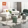 Banquillo para Cambiar Zapatos, Taburete Redondo para Uso Doméstico, Taburete de Sofá para Sala de Estar, Taburete Pequeño, Taburete de Tocador para Dormitorio, Taburete Bajo para Vestidor, Taburete Otomano, Uso Comercial