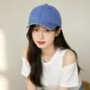 Gorra de Béisbol Casual Elegante Versátil de Moda Nueva 2026, Color Sólido, Simple, Transpirable, Gorra Parasol Personalizable