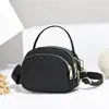 Bolsa feminina transfronteiriça, bolsa de mão multi-camadas fashion, bolsa de ombro requintada e compacta, bolsa transversal, bolsas simples e versáteis