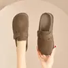 Zapatos de Trabajo para Cocina Negro Puro, Suela Suave Antideslizante Zapatos de Tela Old Beijing, Nuevos Zapatos Casuales para Mujer Primavera 2025