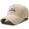 Boné de Beisebol Unissex Feminino para Primavera e Outono, Casual ao Ar Livre, Versátil, Afina o Rosto, Circunferência da Cabeça Grande, Bordado de Letras, Aba Larga Curva