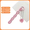 Llavero Colgante Cadena Arcoíris Creativo Colgante Pequeño Fresco Dopamina Accesorios DIY Cubierta de Auriculares Colgante para Pareja