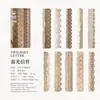 Adesivos Momo Tinta Chuva Série Capítulo Final Vazado Tira Longa Renda Diário Material DIY Adesivos Decorativos 10 Folhas em 6 Designs