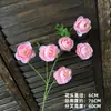 Flores Artificiais Rosa, Fonte de Suprimento: Flores Lírio Dourado Monet, Flores Artificiais para Decoração de Salão de Casamento