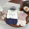 Shorts Florales Sueltos Estilo Coreano para Niños y Niñas, Pantalones tipo Linterna Casuales Cómodos Transpirables de Algodón y Lino para Bebés