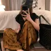 2026 Pantalones Nuevos de Algodón y Seda Verano Pantalones de Pijama de Algodón y Seda para Mujer Cintura Alta Pierna Ancha Estilo Delgado Se Pueden Usar Solos o Fuera de Casa Pantalones
