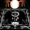 Mantel de Tarot Tela Esterilla Tarjeta de Tarot Fase Lunar Sol Árbol de la Vida Mantel de Terciopelo
