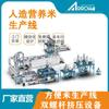 Línea de producción de arroz artificial Zhennuo, equipo inteligente de procesamiento de arroz instantáneo con autocalentamiento.