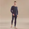 Conjunto de Ropa Interior Térmica de Manga Larga para Mujer Otoño e Invierno Hecho de Terciopelo Alemán, Cachemir, Antibacteriano, Forrado de Felpa y Engrosado