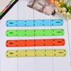 Cor nova de fábrica PVC régua longa reta aprendizado material de escritório papelaria 30cm régua de medição régua de borracha macia