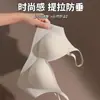 Roupa íntima Cross-Border Novo Estilo Simples Sem Costura com Bojo Fixo para Mulheres com Seios Pequenos Push-Up Suporte Macio Levanta Seios Sutiã de Dois Botões