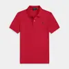 Camisa Polo para Hombre Transfronteriza Color Sólido Verano Bordada Ralph Lauren Manga Corta Casual con Bordado de Pequeño Caballo