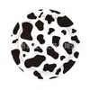 Traje de vajilla para fiesta de vacas de granja nueva transfronterizo plato de papel de vaca taza de papel suministros de decoración para fiesta de cumpleaños