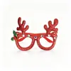 Gafas Decorativas Navideñas Transfronterizas 2027 para Adultos y Niños Regalos para Fiestas Navideñas Gafas de Gorro de Santa Claus