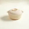 Cazuela para el hogar Tazón para fideos de dormitorio estudiantil Polvo de caracol Malatang Tazón rayado de PP Olla de comedor Tazón para bibimbap