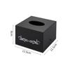 Caja de Pañuelos Hogar Sala de Estar Caja de Almacenamiento de Pañuelos Caja de Pañuelos de Hotel Logotipo Imprimible Hotel Comercial Caja de Pañuelos de Papel Cuadrada