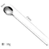 Cuchara pequeña redonda de acero inoxidable, cuchara para café, cuchara para pasteles y postres, cuchara mezcladora para leche en polvo y miel, cuchara mezcladora con mango largo para nido de pájaro al por mayor
