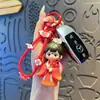 Chaveiro de Vinil Original Estilo Chinês Menina de Longa Canção Desenho Animado Fofo Tendência Chinesa Beleza Estilo Antigo Pingente de Bolsa Pequeno Presente
