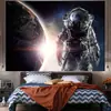 Fondo de tela para celebridad de internet astronauta tela colgante ins decoración de cabecera de dormitorio de estudiante tela de pared fondo de diseño de habitación moda
