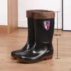 Botas Sanitarias Blancas de Chef para Fábrica de Alimentos de Alto Caña Media Impermeables Antideslizantes Resistentes al Aceite Ácido y Álcali Calzado de Trabajo para Hombres y Mujeres