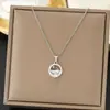 Collar de acero de titanio nuevo de moda 2023 para mujer estilo frío ins nicho de alta calidad lujo ligero combinable cadena para clavícula moda