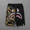 Pantalones cortos con estampado digital 3D de cabeza de tiburón para hombre y mujer, estilo japonés, de moda, para verano, 2024