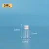 Suministro Directo de Botellas de Plástico Transparente, Botellas Dispensadoras Pet Slim de Alta Capacidad, Botellas de Muestra de 500ml con Tapa de Aluminio Dorada y Plateada
