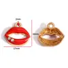 Accesorios de Joyería de Aleación para Hacer Manualidades con Forma de Gota de Aceite Bolsita de Maquillaje para Niñas Accesorios de Tacones Altos Pulsera Pendientes Colgante W507