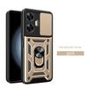 Funda tipo ventana de empuje Shunjia Adecuada para el teléfono Oppo Realme C55, Cobertura completa 4G con soporte de anillo magnético, Funda protectora para ventas transfronterizas