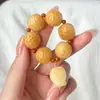 Pulsera a la Parrilla de Carbón de Raíz de Bodhi, la Más Lujosa del Mundo, con Cuentas Budistas y Cuentas de Oración, Diseñada para el Juego con la Punta de los Dedos y la Manipulación con Manos Pequeñas