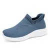 Zapatos Deportivos para Mujer, Zapatos de Verano para Caminar y Casuales para Mujer, Zapatos para Correr de Fly-Knit Transpirable, Suministro Transfronterizo de Calcetines y Zapatos Nuevos de Talla Grande