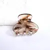4cm Médio Transparente Estampa de Leopardo Novo Estilo Presilha Yuanbao Penteadeira Feminina Meio Preso Grampo de Cabelo Acessórios de Cabelo Quentes Transfronteiriços