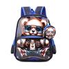 Mochila escolar primária transfronteiriça para bebês de 3 a 7 anos, mochila de jardim de infância, desenho animado de unicórnio, mochila escolar de primeira série impressa