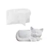 Molde de Yeso Aromaterapia Jazmín Clip para Salida de Aire de Coche Decoración de Coche Loto Colgante Molde de Silicona Hecho a Mano