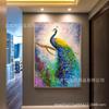 Nuevo y más vendido, punto de cruz de diamantes, pintura de diamantes DIY, hermoso pavo real, pintura decorativa de diamantes completa, fabricantes transfronterizos al por mayor