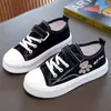 Zapatos de Lona para Niñas, Nuevos Zapatos Deportivos Casuales Estilo Coreano de Primavera para Niños, Tenis de Caña Baja para Niñas y Niños Mayores