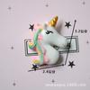 Accesorios de unicornio de resina, sombreros para niños, accesorios para teléfono móvil hechos a mano, funda de teléfono móvil color crema.