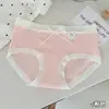 10A Antibacterianas Estilo Nuevo Simples y Versátiles Dulces Ropa Interior para Mujer, Entrepierna de Algodón Puro, Cintura Media, Cómodos y Transpirables Calzones para Chicas Jóvenes