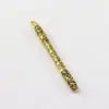 Acessórios para Tecelagem de Pulseiras DIY Pingente Liga Metálica Argola Dourada Haste Pingente Dourado Fosco Argola Dourada Acessórios para Chaveiro Haste