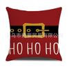 Funda de Almohada Navideña Sala de Estar Sofá Estilo Europeo Lujo Ligero Mesita de Noche Funda de Almohada Funda de Almohada de Dibujos Animados