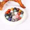 Bola de cristal de cuarzo rosa natural de 2 cm, ágata roja, accesorios para joyería DIY, adornos de feng shui transfronterizos