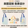 Fornecimento transfronteiriço em estoque de sacolas de lona lisas com fitas, personalizáveis com logotipo, para promoção e publicidade corporativa, sacolas ecológicas de grande capacidade