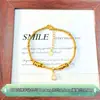 Pulsera Chapada en Oro Plata Pura 999 Jade Hetian Lujo Accesible Buena Suerte DIY Estilo Chino Nuevo Estilo Chino Joyería de Mano