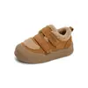 Sapatos Infantis de Algodão, Sapatos Casuais Quentes, Novo Estilo Outono e Inverno 2026 Sapatos Peludos para Meninas, Sapatos de Algodão Birkenstock com Forro de Lã e Solado Macio para Uso Externo