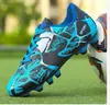 Zapatos de Fútbol Talla Grande Transfronterizos para Hombre, Zapatos de Entrenamiento de Competición para Jóvenes Estudiantes de Caña Baja, TF para Terreno Artificial, Tacos Largos, Venta al por Mayor