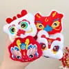 Moda Nueva 2024 Despertar del León Anillo a Presión Pulsera para Niños Dibujos Animados Regalo de Guardería Tienda de Regalos Celebración Decoración de Muñeca