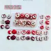 Arte de Unhas Maçãzinha Desenho Animado Joia Estilo Mesmo da Little Red Book Resina 3D Caroço de Maçã Vermelha Fofo Usável Unha DIY Acessórios