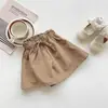 Pantalones de Niña Verano Estilo Coreano Nuevos Shorts Casuales para Niña Pantalones tipo Falda Color Sólido Shorts de Línea A para Niña