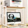 Soporte para impresora, organizador de archivos para escritorio de oficina, elevador de monitor, soporte de doble capa para copiadora